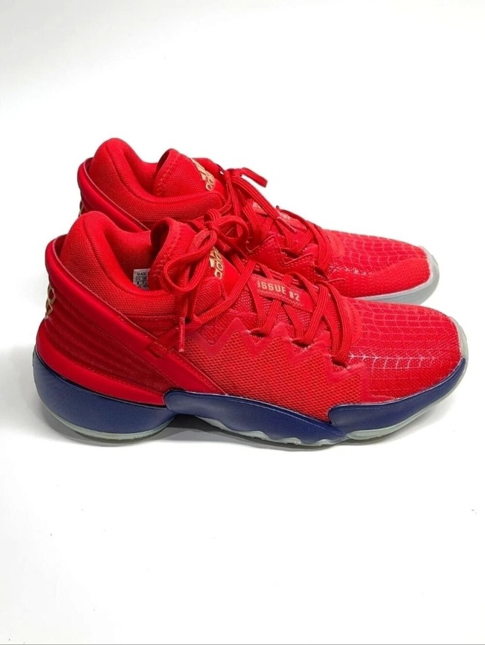 Adidas D.O.N. Issue #2 Marvel Spider-Man Basketball Shoes Men’s Size 8